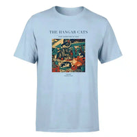 Thumbnail for VINTAGE G4137 - The Hangar Cats - Premium T-Shirt design on lightblue premium