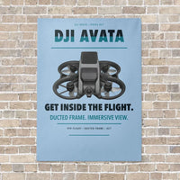 Thumbnail for DJI Avata vertical canvas print - no frame - light blue background