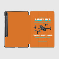 Thumbnail for Parrot ANAFI USA design on orange samsung tablet tablet case