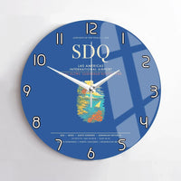 Thumbnail for Las Americas International Airport SDQ Wall-Clock No-Frame - Blue