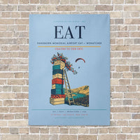 Thumbnail for Pangborn Memorial Airport EAT — Wenatchee vertical canvas print - no frame - light blue background
