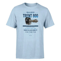 Thumbnail for TRENT 800 design on light blue single side