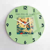 Thumbnail for VINTAGE G4156 - The Pylon Turn - Designed Wall Clocks design on lightgreen no-frame