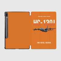 Thumbnail for HC-130J COMBAT KING II design on orange samsung tablet tablet case