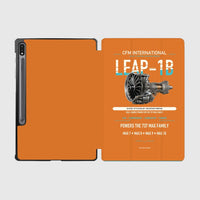 Thumbnail for CFM LEAP-1B design on orange samsung tablet tablet case
