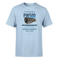 Thumbnail for PW500 design on light blue single side