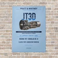 Thumbnail for JT3D vertical canvas print - no frame - light blue background