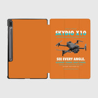 Thumbnail for Skydio X10 design on orange samsung tablet tablet case