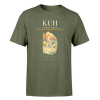 Thumbnail for Kushiro Airport (KUH) T-Shirt single-side front print in Green Army | kushiro-airport-kuh-double-side-t-shirt