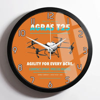Thumbnail for DJI Agras T25 design on orange framed wall clock