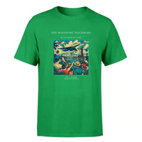 Thumbnail for VINTAGE G4129 - The Moonport Neighbors - Premium T-Shirt design on green premium t shirt