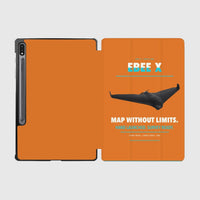 Thumbnail for AgEagle eBee X design on orange samsung tablet tablet case