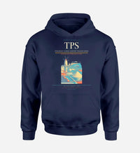 Thumbnail for Vincenzo Florio Airport Trapani-Birgi (TPS) design on navy blue hoodie single-side print