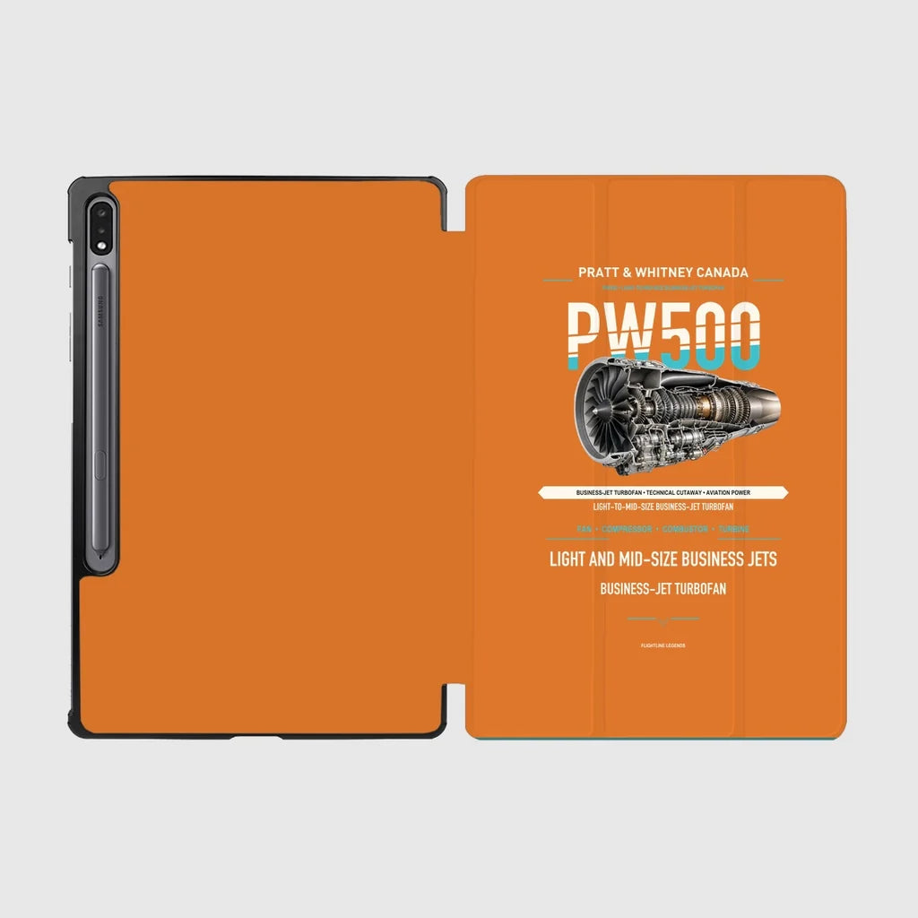 PW500 design on orange samsung tablet tablet case