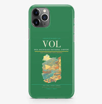 Thumbnail for Volos Airport (VOL) design on green iPhone 16 Pro MagSafe case