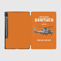 Thumbnail for Airbus Helicopters AS565 MBe Panther design on orange samsung tablet tablet case