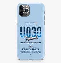Thumbnail for Airbus U030 Flexrotor Case ProMax design on light blue iphone case promax