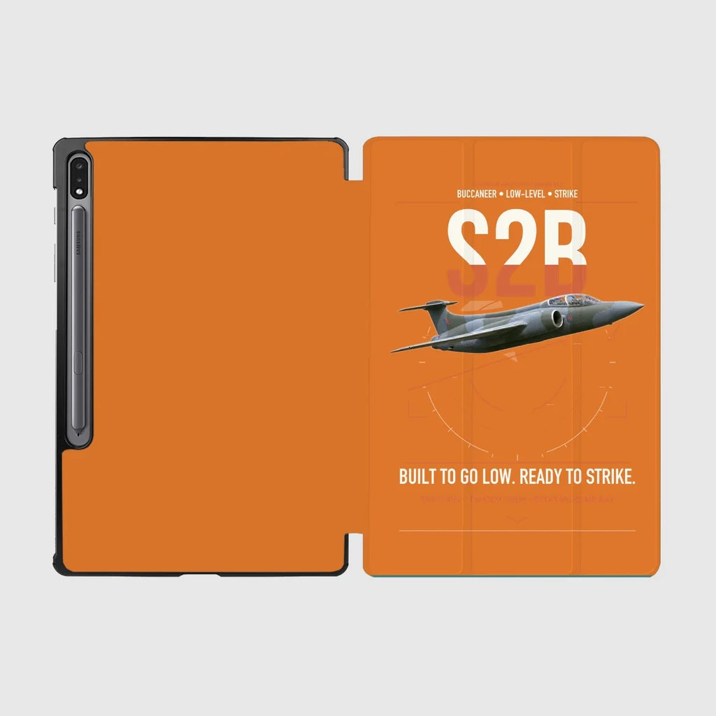 Blackburn Buccaneer S2B design on orange samsung tablet tablet case