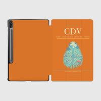 Thumbnail for Merle K. (Mudhole) Smith Airport (CDV) design on orange samsung tablet tablet case