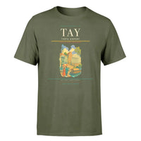 Thumbnail for Tartu Airport (TAY) T-Shirt single-side front print in Green Army | tartu-airport-tay-double-side-t-shirt