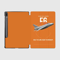 Thumbnail for English Electric Lightning F6 design on orange samsung tablet tablet case