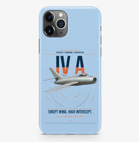 Thumbnail for Dassault Mystère IV A design on light blue magsafe iphone case, for iPhone Pro Max