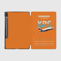 Thumbnail for Bombardier Global Express XRS design on orange samsung tablet tablet case