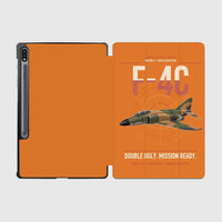 Thumbnail for F-4C Phantom II design on orange samsung tablet tablet case