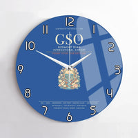 Thumbnail for Piedmont Triad International Airport GSO Wall-Clock No-Frame - Blue