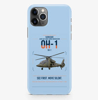 Thumbnail for Kawasaki OH-1 design on light blue magsafe iphone case, for iPhone Pro Max