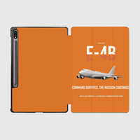 Thumbnail for E-4B Nightwatch design on orange samsung tablet tablet case