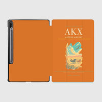 Thumbnail for Aktobe Airport (AKX) design on orange samsung tablet tablet case
