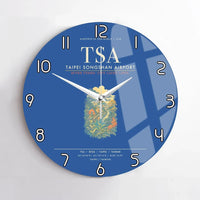 Thumbnail for Taipei Songshan Airport TSA Wall-Clock No-Frame - Blue