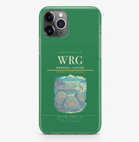 Thumbnail for Wrangell Airport (WRG) design on green iPhone 16 Pro MagSafe case