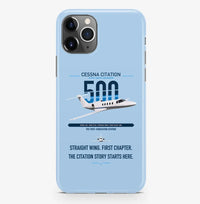 Thumbnail for Cessna Citation 500 - Citation I design on light blue magsafe iphone case, for iPhone Pro Max