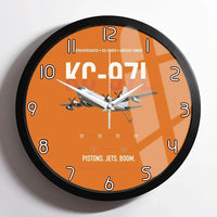 Thumbnail for KC-97L STRATOFREIGHTER design on orange framed wall clock