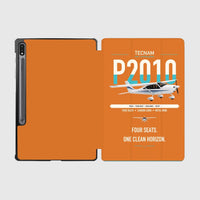 Thumbnail for Tecnam P2010 design on orange samsung tablet tablet case