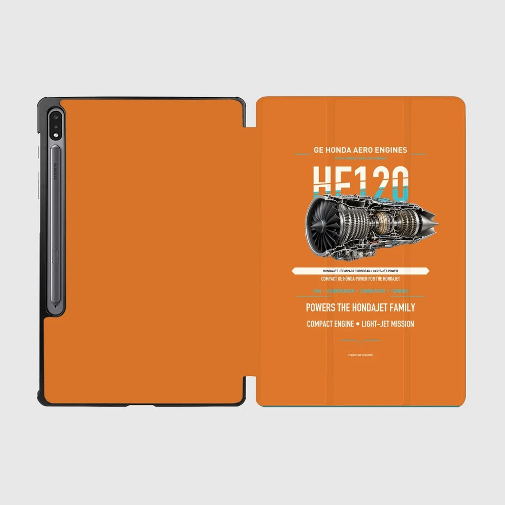 HF120 design on orange samsung tablet tablet case