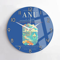 Thumbnail for V. C. Bird International Airport ANU Wall-Clock No-Frame - Blue