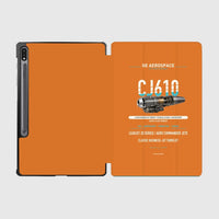 Thumbnail for CJ610 design on orange samsung tablet tablet case