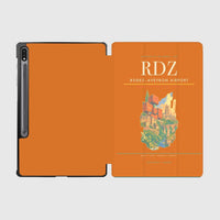 Thumbnail for Rodez–Aveyron Airport (RDZ) design on orange samsung tablet tablet case