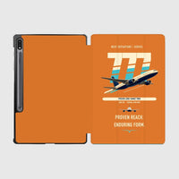 Thumbnail for Boeing 777-200ER design on orange samsung tablet tablet case