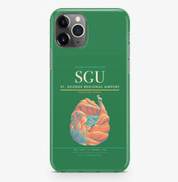 Thumbnail for St. George Airport (SGU) design on green iPhone 16 Pro MagSafe case