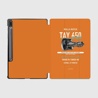 Thumbnail for TAY 650 design on orange samsung tablet tablet case