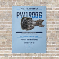 Thumbnail for PW1900G vertical canvas print - no frame - light blue background