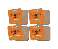 Thumbnail for Freefly Alta X design on orange 4 pieces set coaster