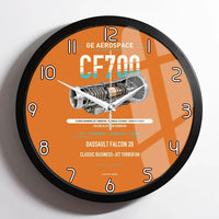Thumbnail for CF700 design on orange framed wall clock