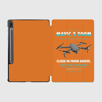 Thumbnail for DJI Mavic 2 Zoom design on orange samsung tablet tablet case
