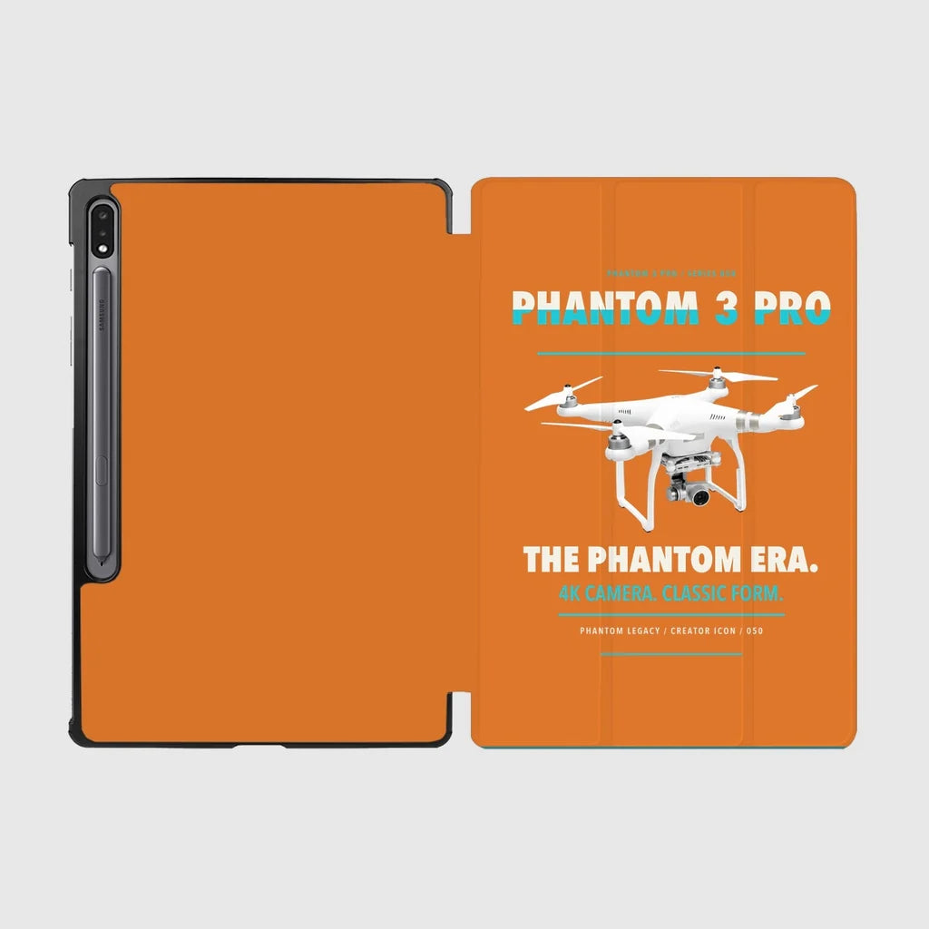 DJI Phantom 3 Professional design on orange samsung tablet tablet case