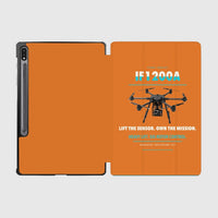 Thumbnail for Inspired Flight IF1200A design on orange samsung tablet tablet case